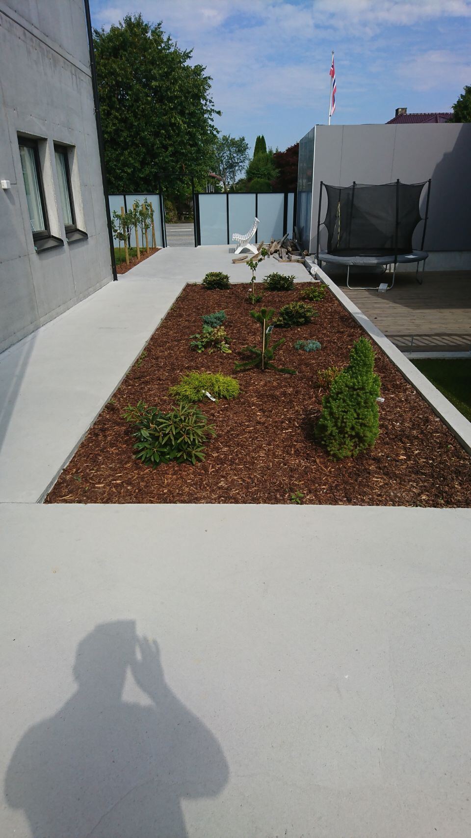 Betonggulv i hall